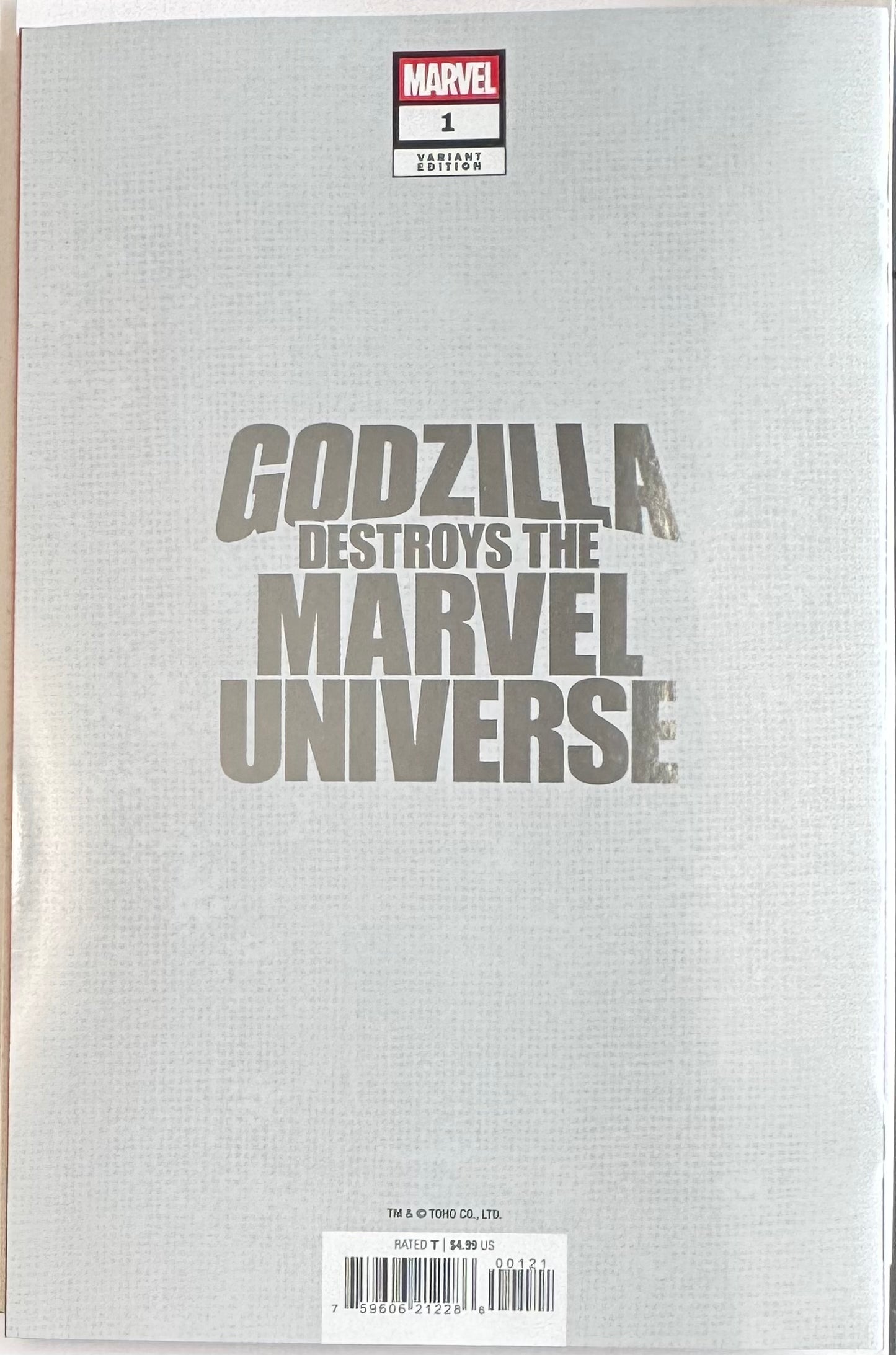 Godzilla Destroys the Marvel Universe #1 Leinil Francis Yu Foil Variant – Marvel Comics 2025 (NM)