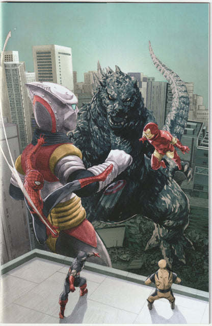 Godzilla vs. Avengers #1  - 1st Print - Mitsuhiro Arita 1:100 Incentive Virgin Cover – Marvel Comics 2025 (NM)