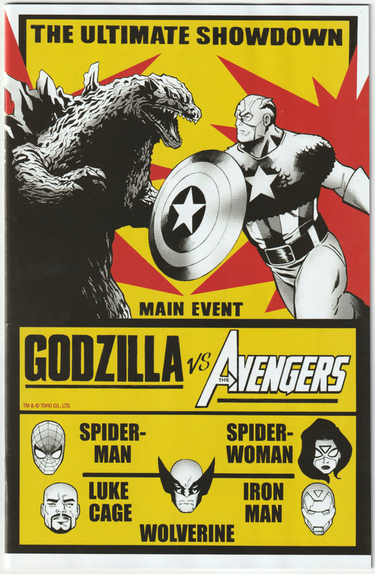 Godzilla vs. Avengers #1 - 1st Print - Lee Garbett Versus Cover – Marvel Comics 2025 (NM)