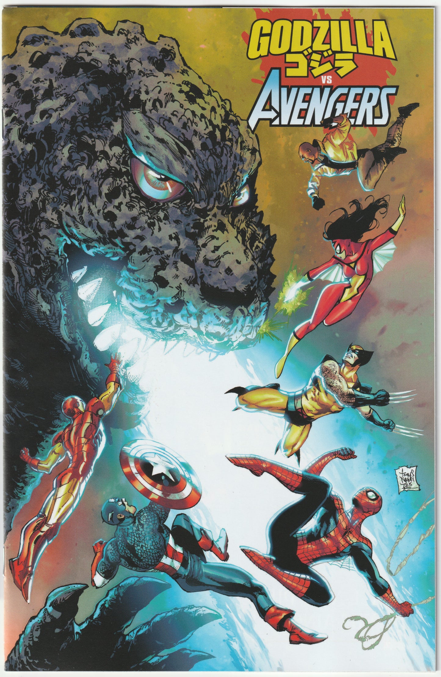 Godzilla vs. Avengers #1  -1st Print - Tony Daniel Cover – Marvel Comics 2025 (NM)