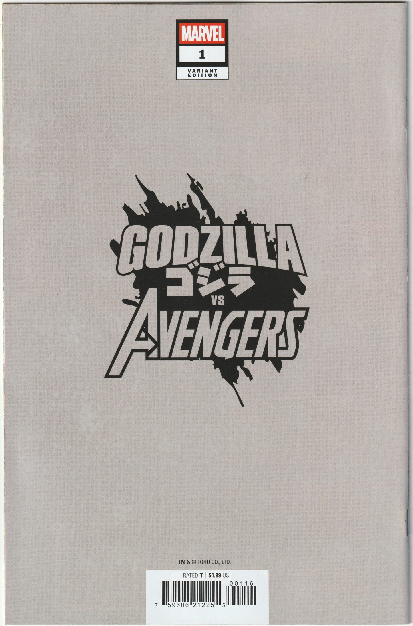 Godzilla vs. Avengers #1  - 1st Print - Mitsuhiro Arita 1:100 Incentive Virgin Cover – Marvel Comics 2025 (NM)