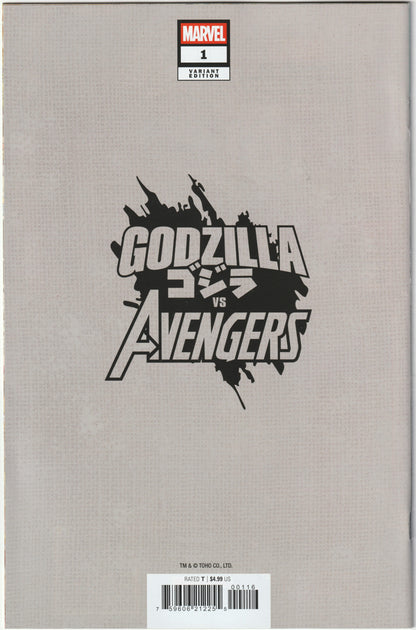 Godzilla vs. Avengers #1  - 1st Print - Mitsuhiro Arita 1:100 Incentive Virgin Cover – Marvel Comics 2025 (NM)