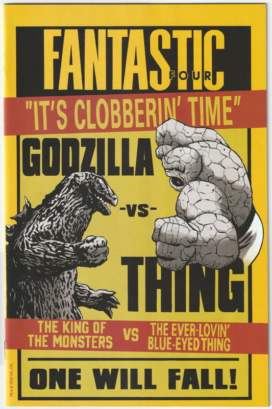 Godzilla vs. Fantastic Four #1 - First Print - Lee Garbett Versus Cover – Marvel Comics 2025 (NM)