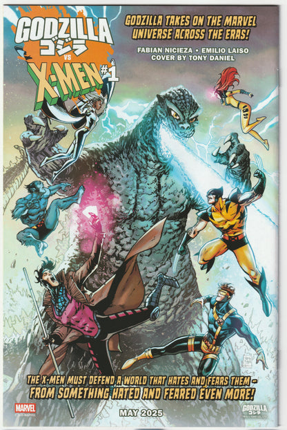 Godzilla vs. Fantastic Four #1 - 1st Print - Skottie Young Variant Cover – Marvel Comics 2025 (NM)