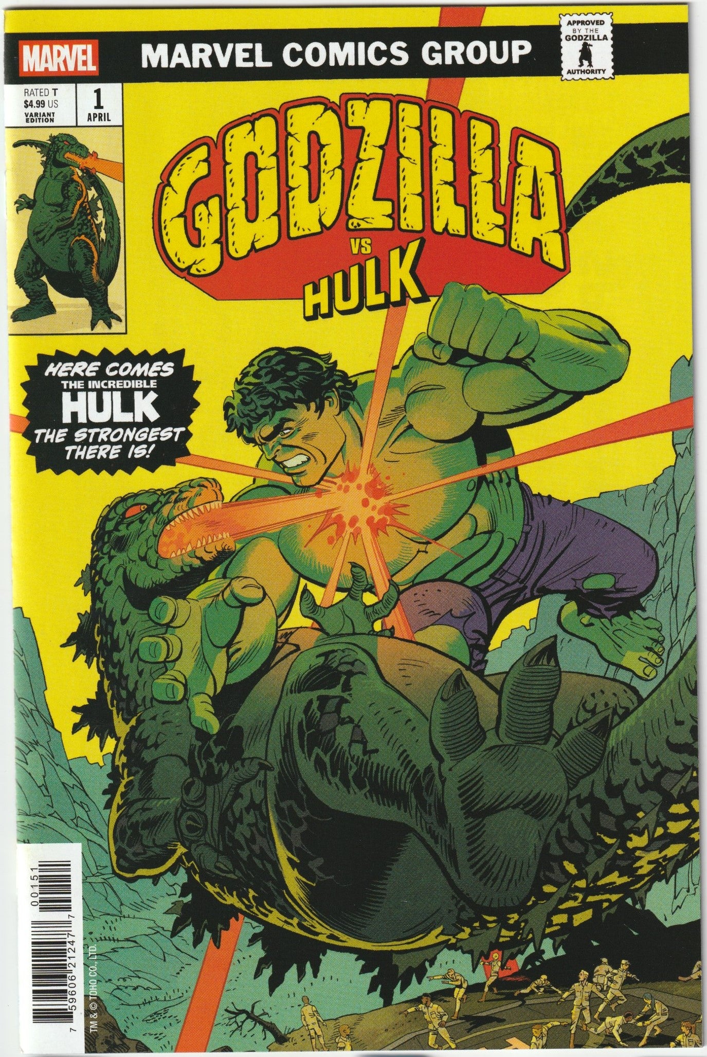 Godzilla vs. Hulk #1 – Leonardo Romero King of Monsters Variant (NM, 2025, Marvel Comics)