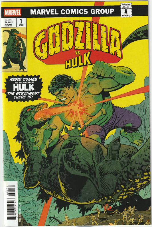 Godzilla vs. Hulk #1 – Leonardo Romero King of Monsters Variant (NM, 2025, Marvel Comics)