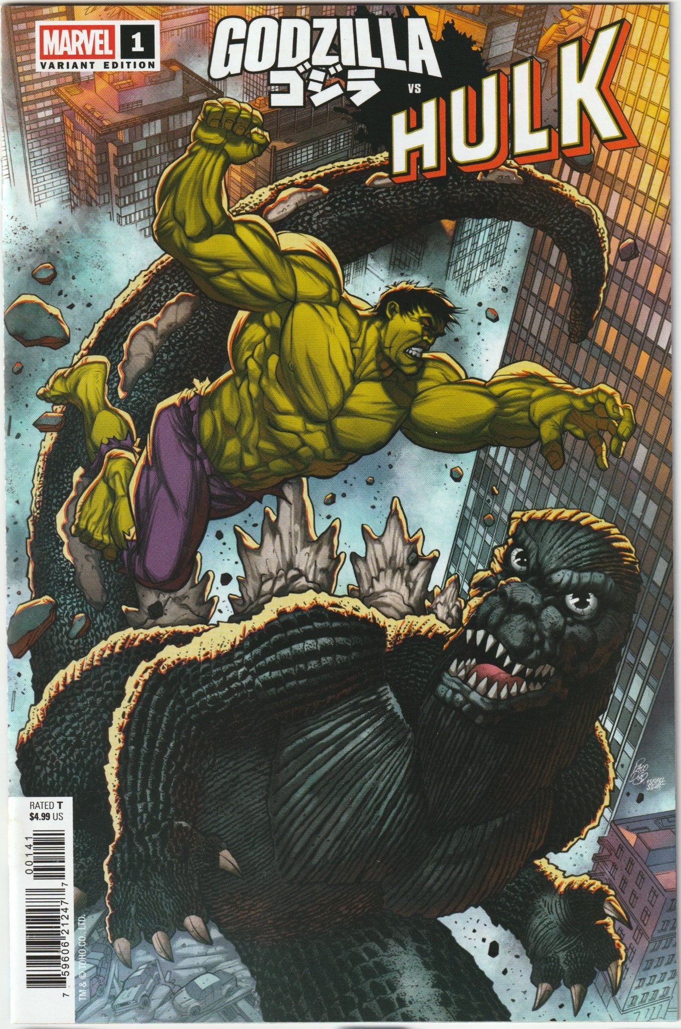 Godzilla vs. Hulk #1 – Paco Diaz Cover Variant (NM, 2025, Marvel Comics)