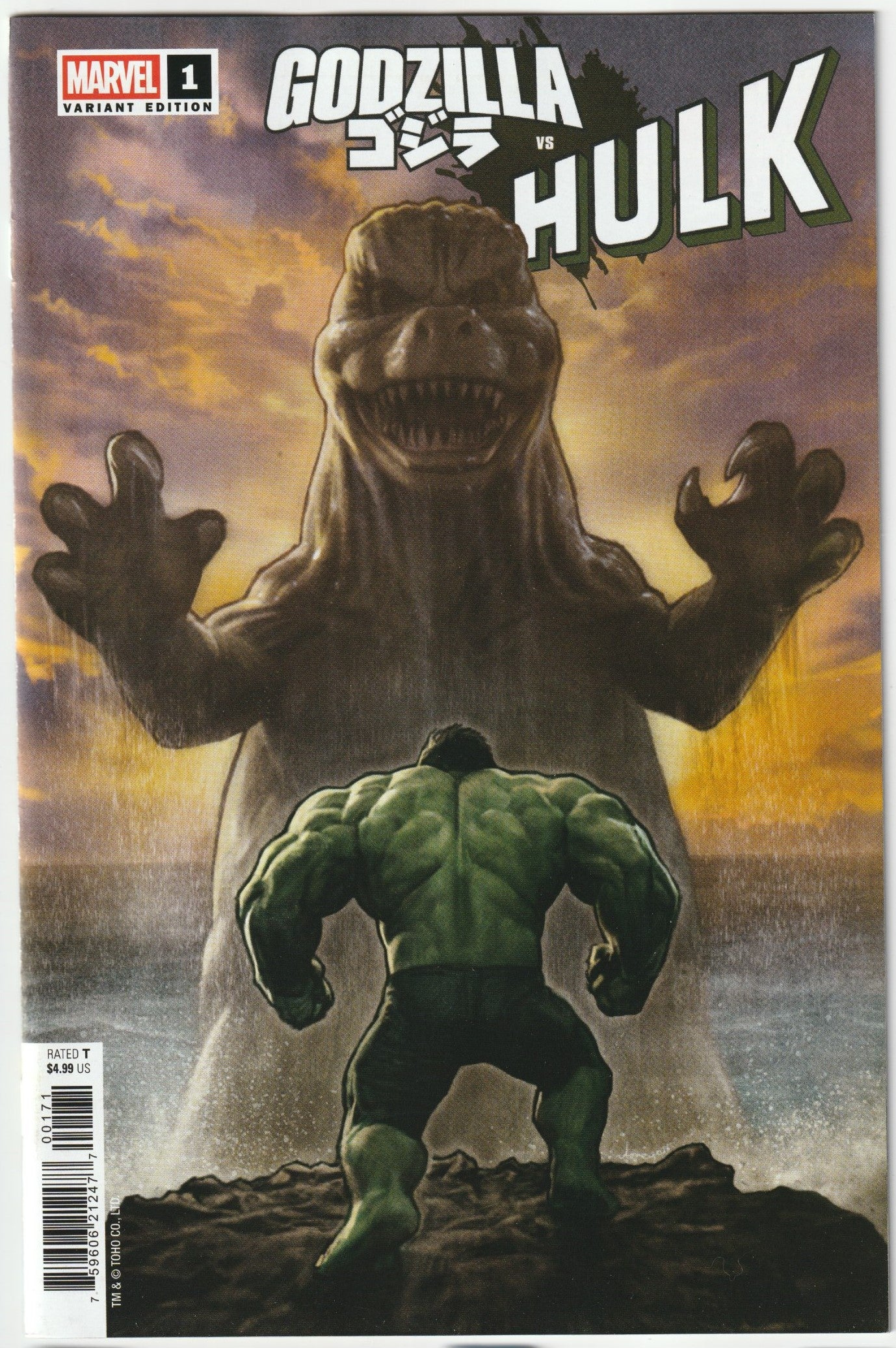 Godzilla vs. Hulk #1 – 1st Print - Stonehouse Trade Dress Variant (NM, 2025, Marvel Comics)