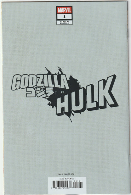 Godzilla vs. Hulk #1 – 1st Print - Ed McGuinness Foil Variant (NM/NM+, 2025, Marvel Comics)