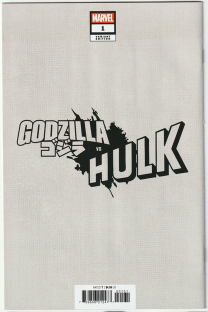 Godzilla vs. Hulk #1 –  1st Print - Lee Garbett Versus Variant (NM, 2025, Marvel Comics)