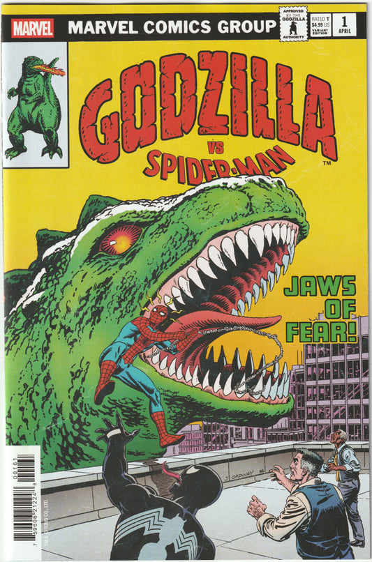 Godzilla vs. Spider-Man #1 -1st Print - Jerry Ordway Cover – Marvel Comics 2025 (NM)