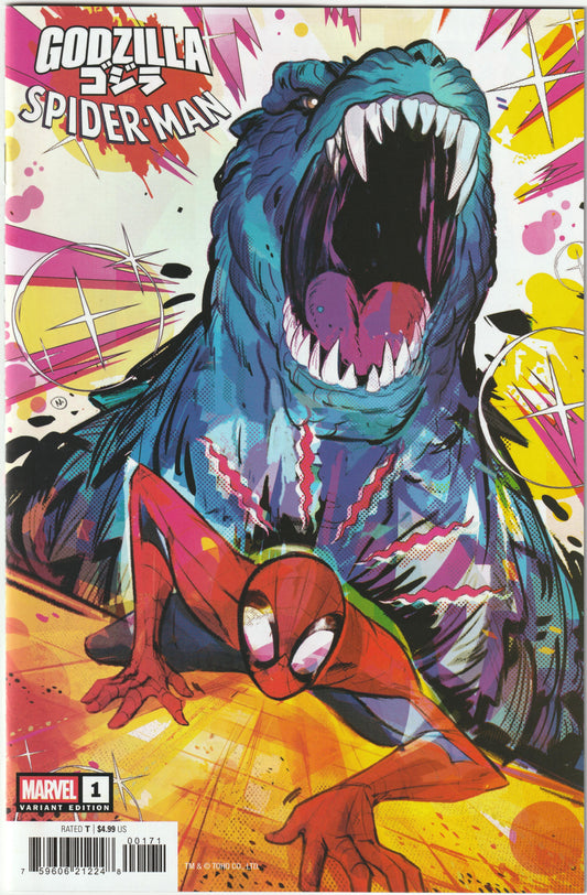 Godzilla vs. Spider-Man #1 - 1st Print - Nicoletta Baldari Variant Cover – Marvel Comics 2025 (NM)