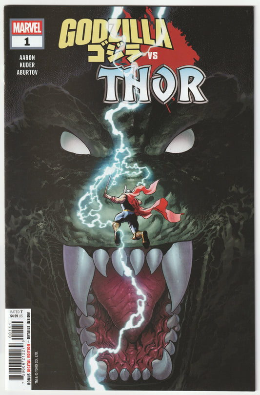 Godzilla vs. Thor #1 1st Print - Aaron Kuder Cover A – Marvel Comics 2025 (NM)