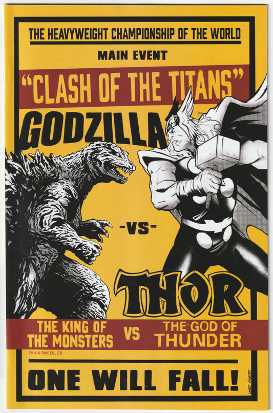 Godzilla vs. Thor #1 - 1st Print - Lee Garbett Versus Cover – Marvel Comics 2025 (NM)
