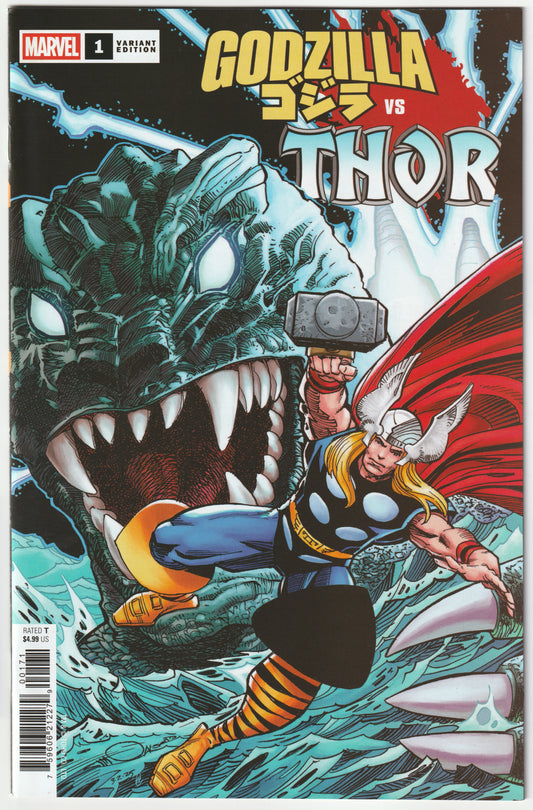 Godzilla vs. Thor #1 - 1st Print - Walt Simonson Trade Dress Cover – Marvel Comics 2025 (NM)