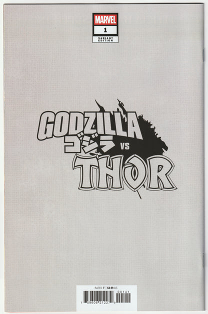 Godzilla vs. Thor #1 - 1st Print - Lee Garbett Versus Cover – Marvel Comics 2025 (NM)
