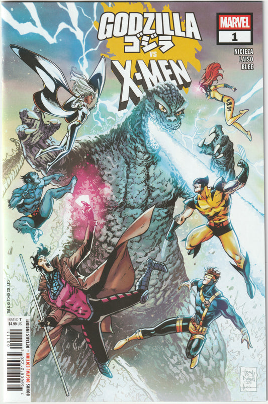 Godzilla vs. X-Men #1  - 1st Print - Tony Daniel Cover A – Marvel Comics 2025 (NM)