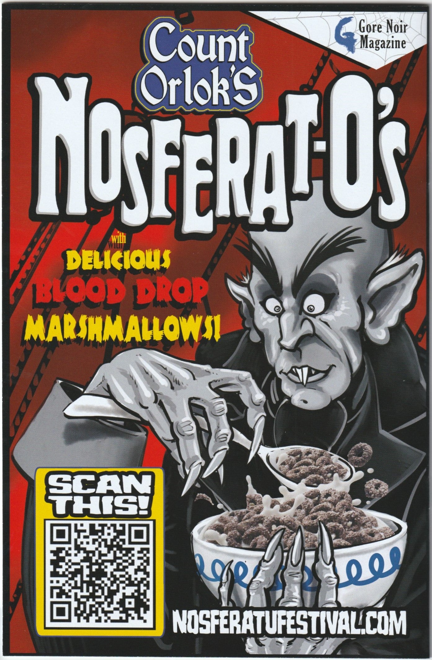 Gore Noir 1 - Signed by Terrifier Star David Howard Thorton, Screamboat/Mean One Director Steven LaMorte and Screamboat/Mean one star Amy Schumacher - Wolverine Cover Homage (Screamboat Triple Signature edition)