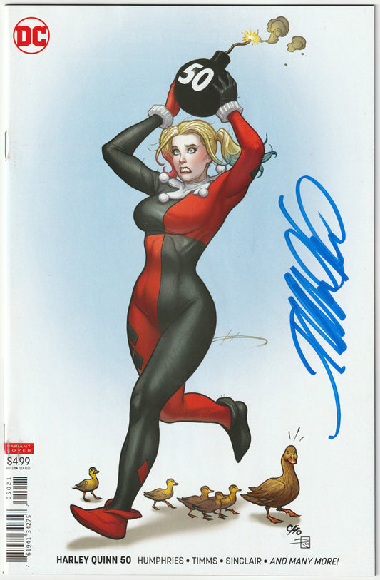 Harley Quinn #50 (2018) – Frank Cho & Sabine Rich Cover Variant -Signed by Frank Cho (NM/NM-)