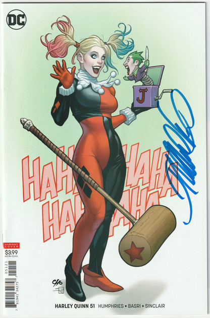 Harley Quinn #51 (2018) – Frank Cho & Sabine Rich Cover Variant Signed by Frank Cho (NM/NM-)