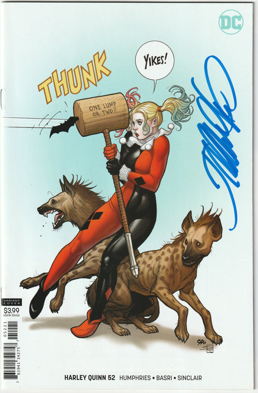 Harley Quinn #52 (2018) – Frank Cho & Sabine Rich Cover Variant Signed by Frank Cho (NM/NM-)