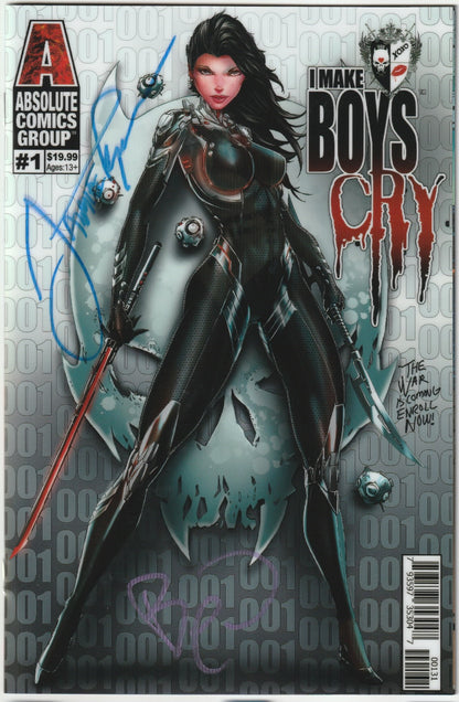 I Make Boys Cry #1 – Retail Lenticular Cover (2x Signed w/ COA) (Blue/Purple Sigs)