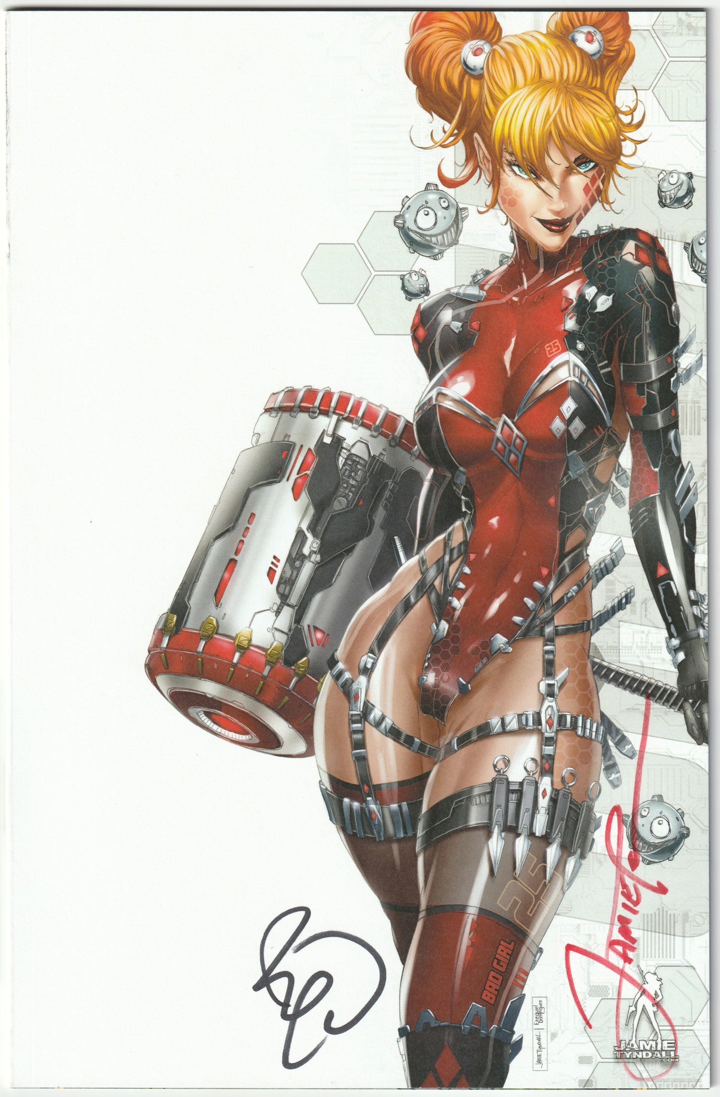 I Make Boys Cry #2 Sketch-Up Variant – Harley Quinn Cosplay (1 of 100, Tyndall/Powell Signed, COA)  (NM/NM-) - Ships in Top loader