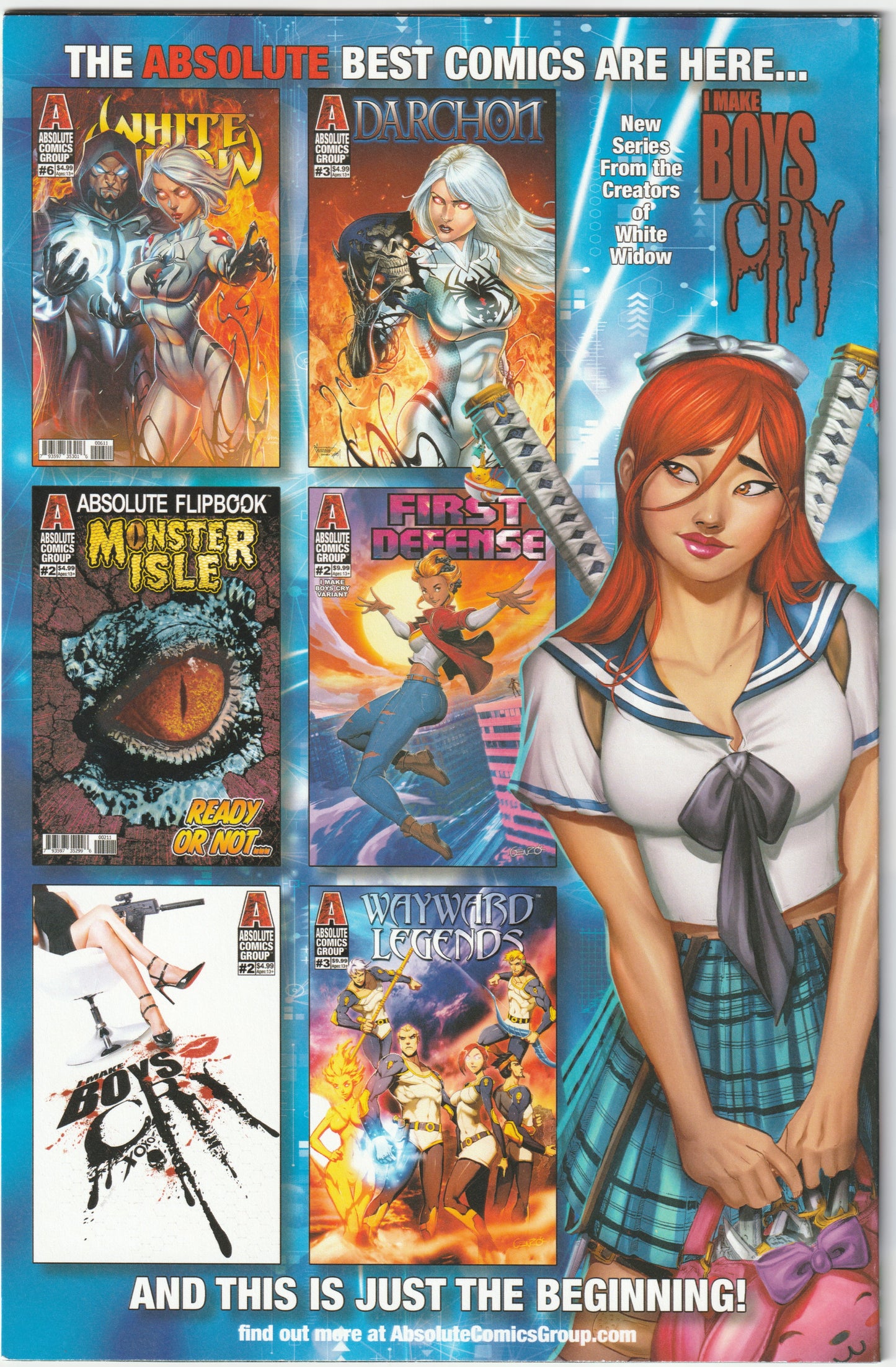 I Make Boys Cry #1 Sketch-Up Variant – Deadly Siren Poison Ivy Cosplay (1 of 100, Tyndall/Powell Signed, COA) (NM+/MT) - Ships in Top loader