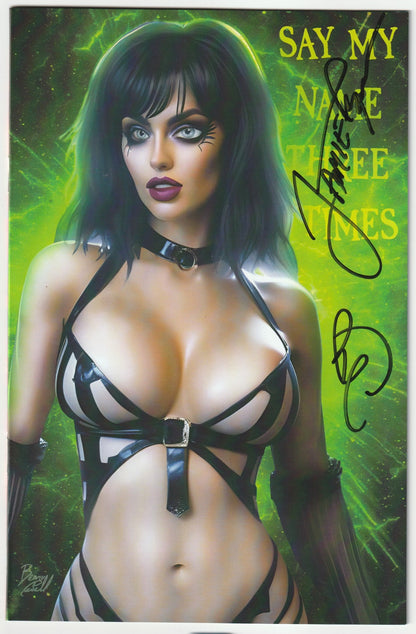 I Make Boys Cry #3 – Wednesday Addams Cosplay Cover (2x Signed w/ COA)