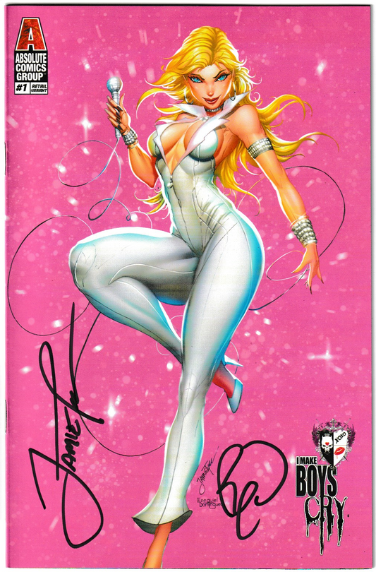 I Make Boys Cry #1 Taylor Swift Dazzler Homage (2x Signed w/ COA) (NM/NM+)