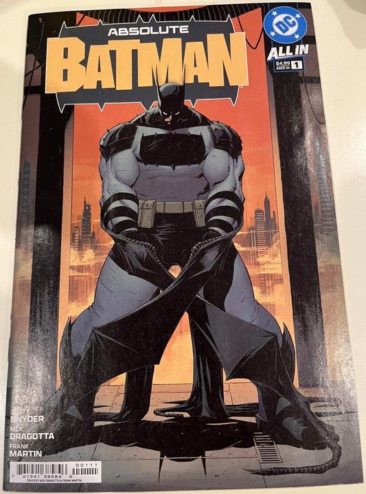 ABSOLUTE BATMAN #1 (1st Print) CVR A NICK DRAGOTTA (1st Print & More) [SIGNED BY SCOTT SNYDER]