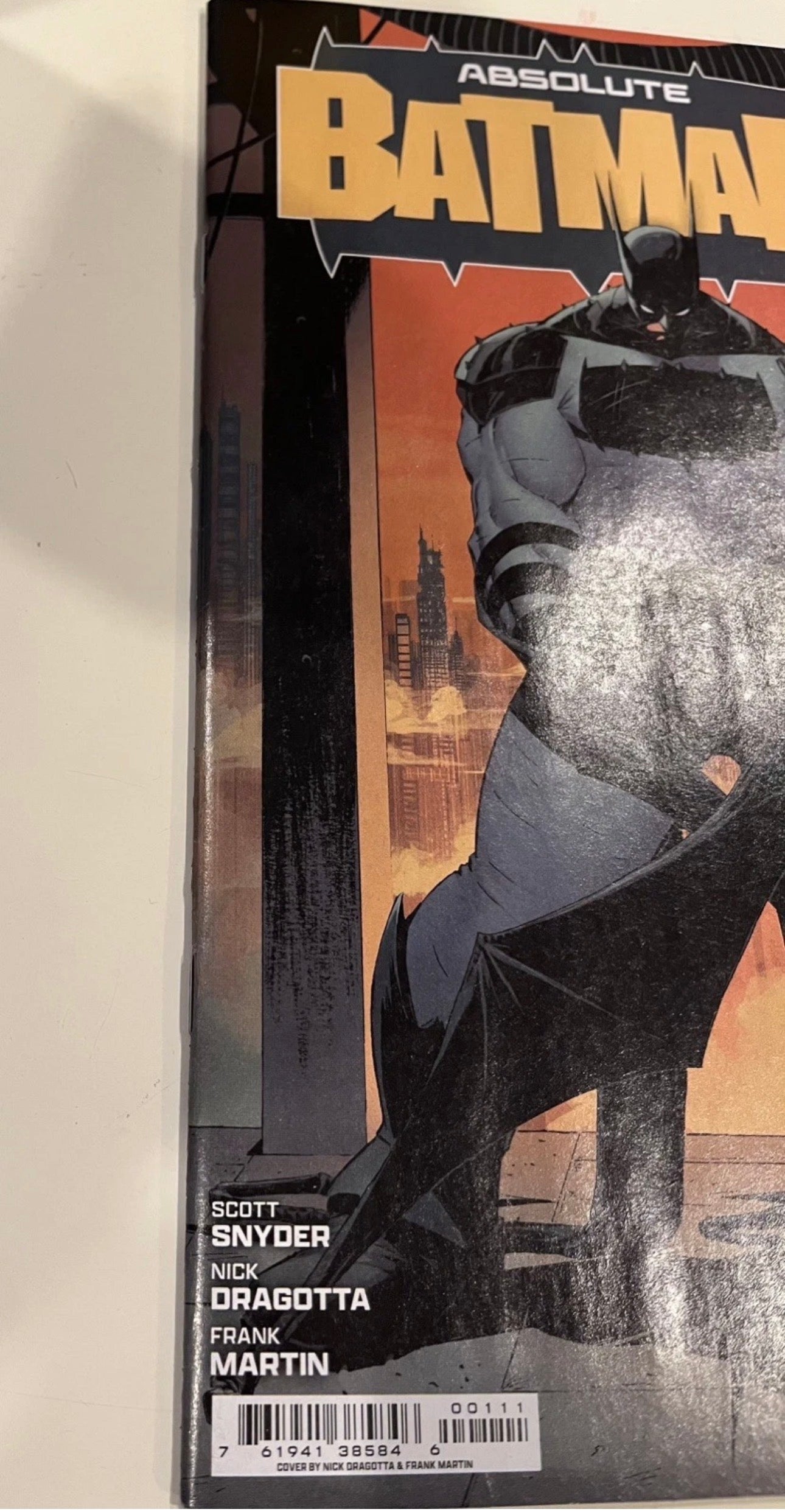 ABSOLUTE BATMAN #1 (1st Print) CVR A NICK DRAGOTTA (1st Print & More) [SIGNED BY SCOTT SNYDER]