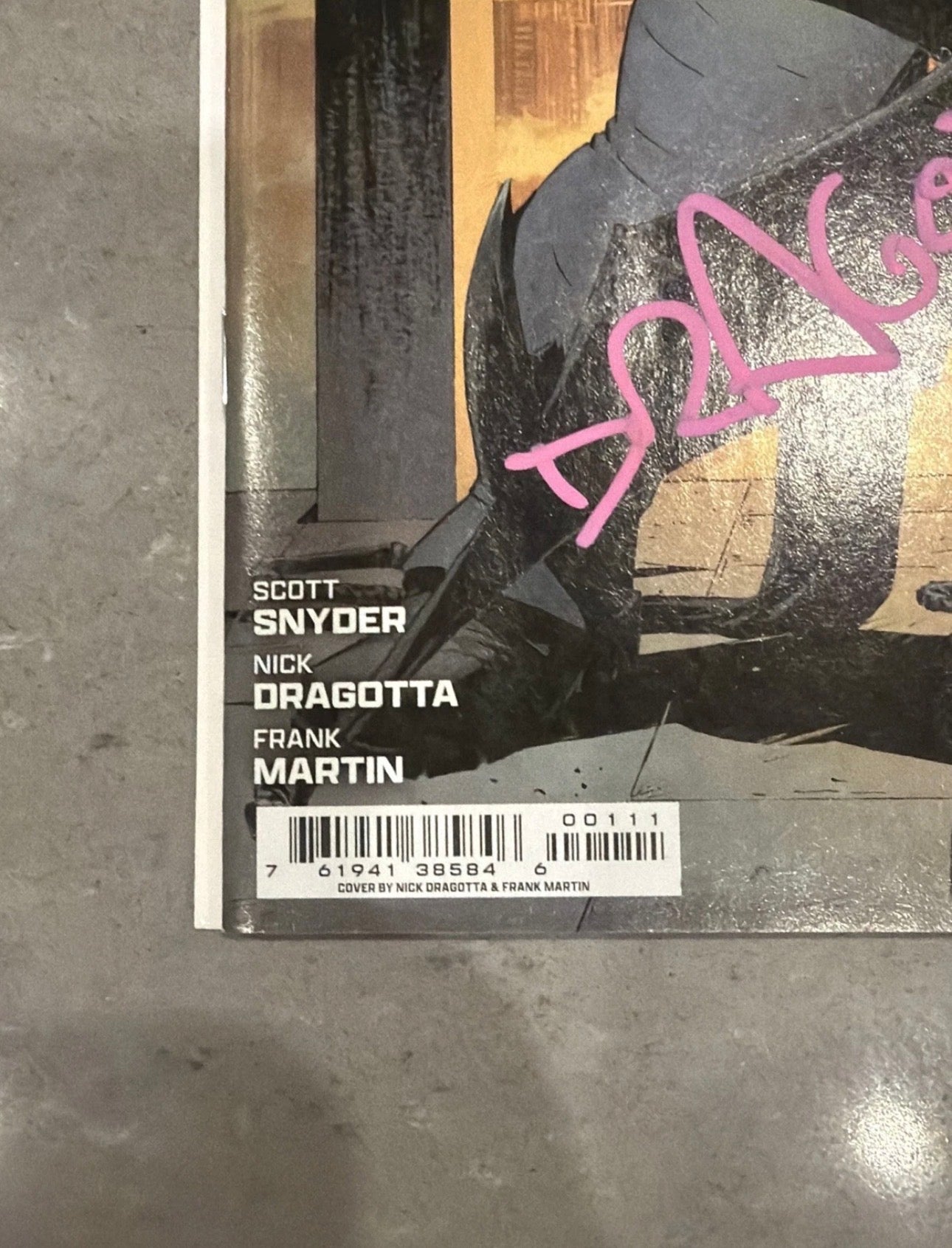 ABSOLUTE BATMAN #1 (1st Print) CVR A NICK DRAGOTTA (1st Print) [SIGNED BY SCOTT SNYDER & NICK DRAGOTTA] NM/NM+