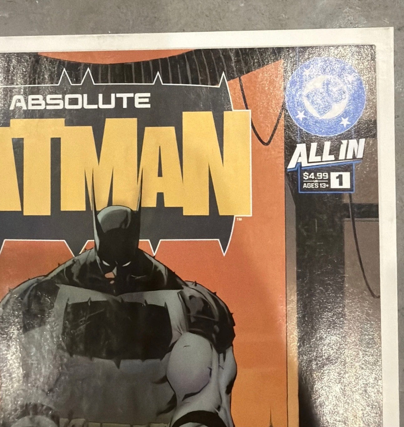 ABSOLUTE BATMAN #1 (1st Print) CVR A NICK DRAGOTTA (1st Print) [SIGNED BY SCOTT SNYDER & NICK DRAGOTTA] NM/NM+
