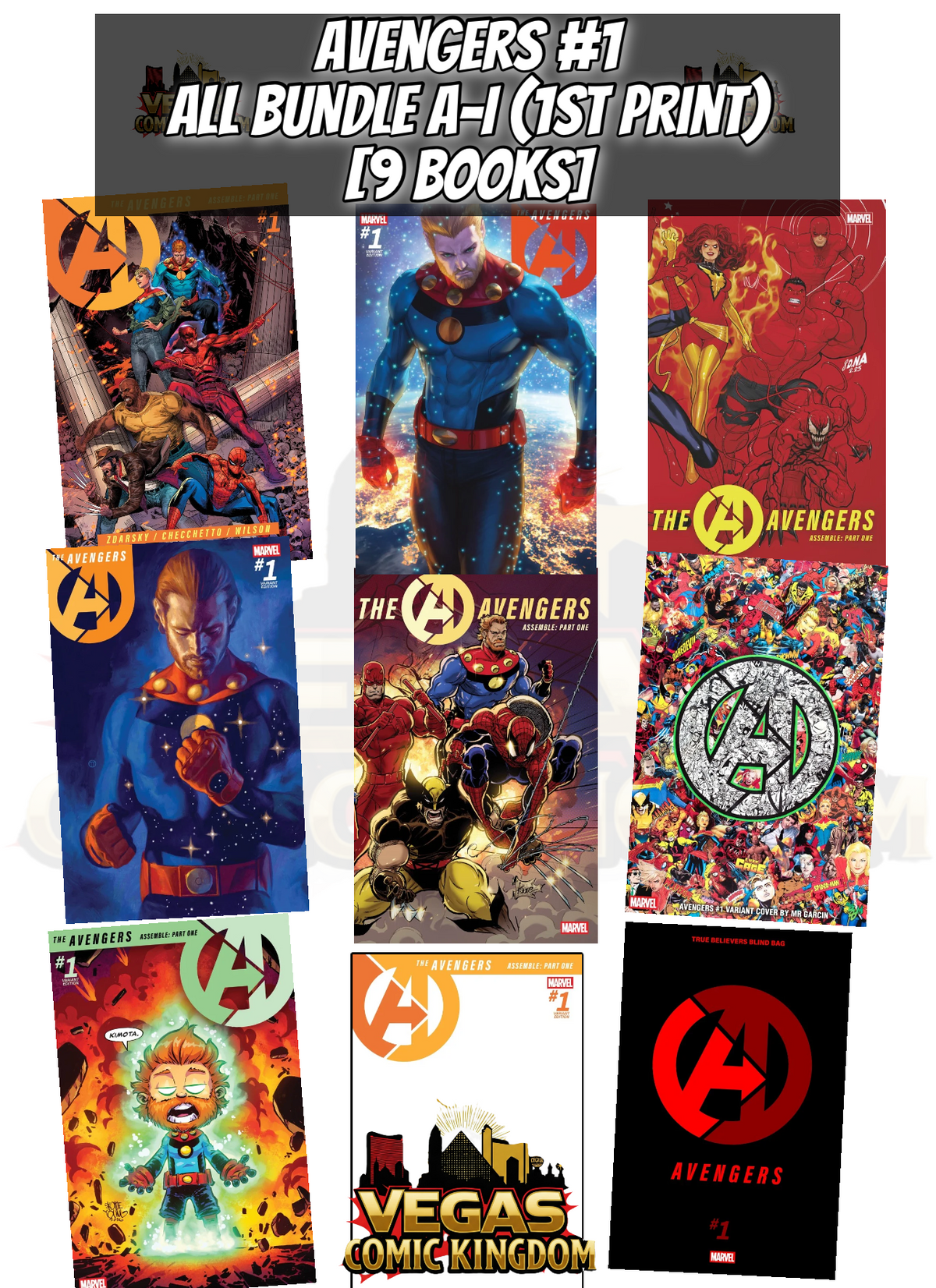 Avengers #1 & Variants (1st Print) Marvel Comics 2026
