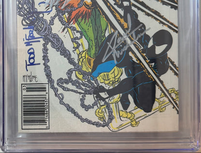 Amazing Spider-Man (1963) #298 - CGC 7.5, White Pages- Signed Stan Lee, Todd McFarlane, David Michelinie (First Todd ASM, First Eddie Brock Appearance)