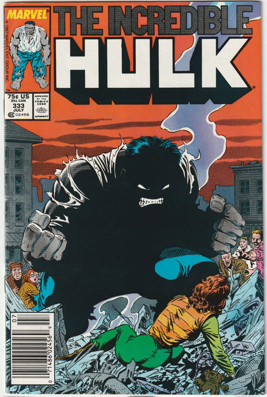 Incredible Hulk (1962) #333 Newsstand Mark Jewlers Insert