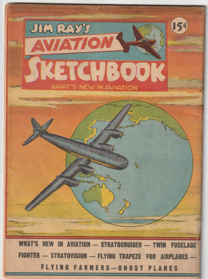 Jim Ray's Aviation Sketchbook - Featuring General Hap Arnold (1945)