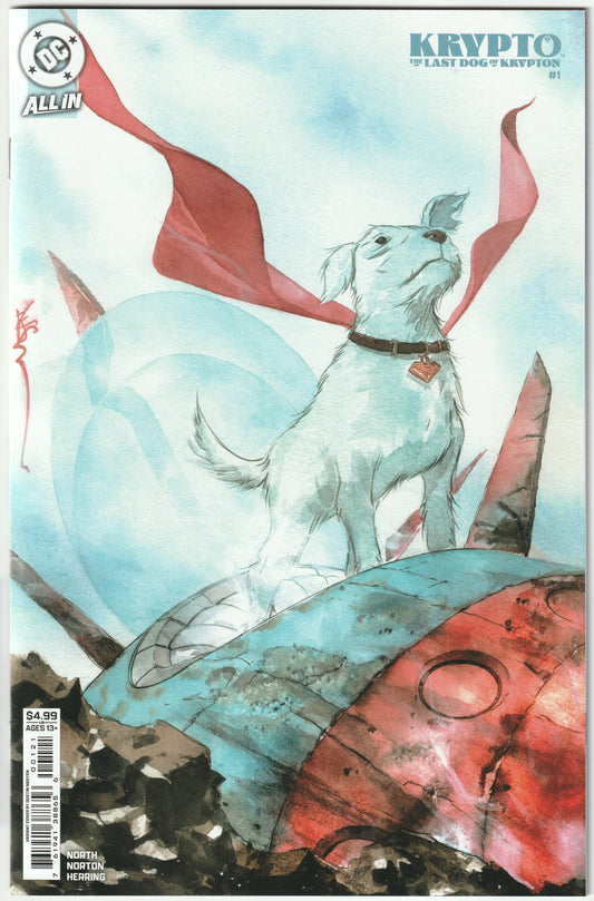 Krypto: The Last Dog of Krypton #1 (2025) Dustin Nguyen Card Stock Variant Cover (NM/NM+)