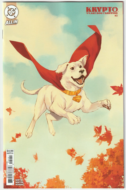 Krypto: The Last Dog of Krypton #2 (of 5) Cover B Rafael De Latorre Card Stock Variant – DC Comics 2025 (NM/NM+)