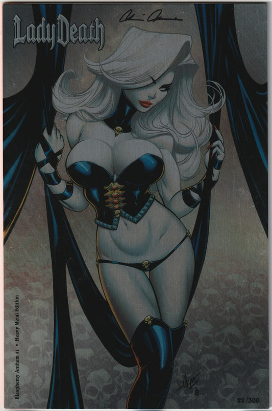 Lady Death: Blasphemy Anthem #1 – Heavy Metal Edition #22/300 (Signed/COA) NM+/MT
