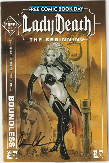 Lady Death: The Beginning #1 – Free Comic Book Day Edition, Signed with COA