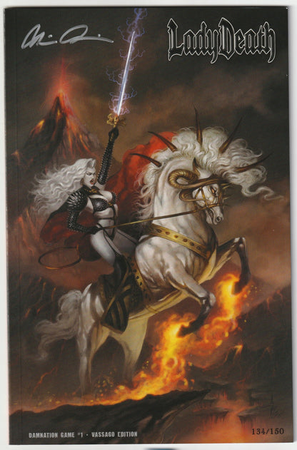 Lady Death Damnation Game #1 - Signed Vassago Edition Limited to 150 with CoA