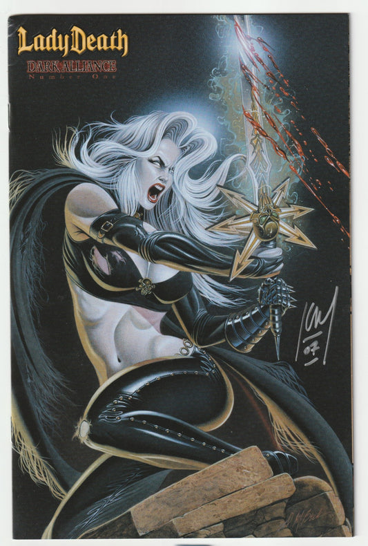 Lady Death Dark Alliance #1 - Signed & Numbered Limited to 500 - #7 of 500 (with COA)