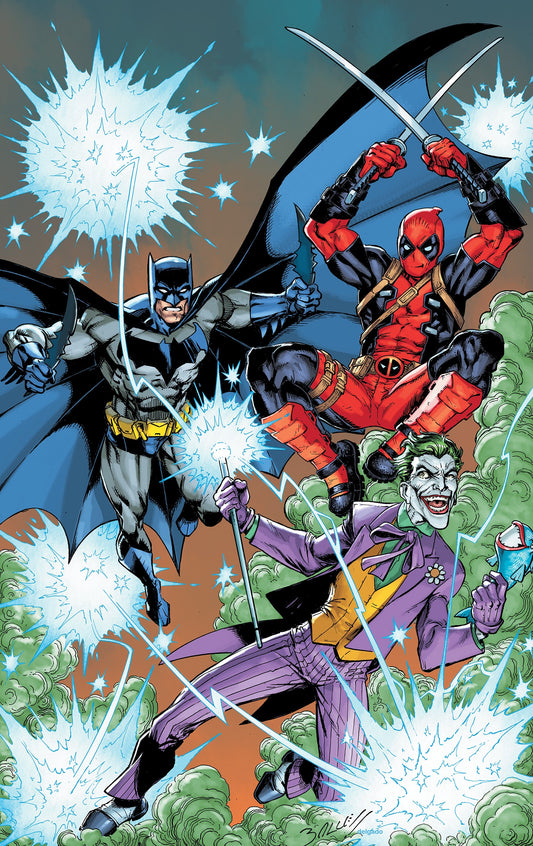 Marvel/DC: Deadpool/Batman #1 (2nd Print) 1 in 25 Variant Cover (Mark Bagley)