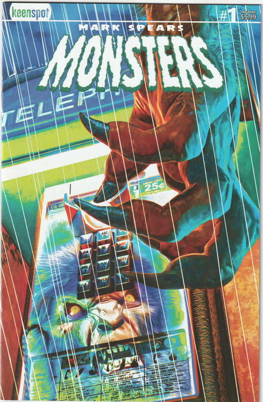 Mark Spears Monsters #1 - Third Printing, Telephone Line Cover A, (NM/NM+)