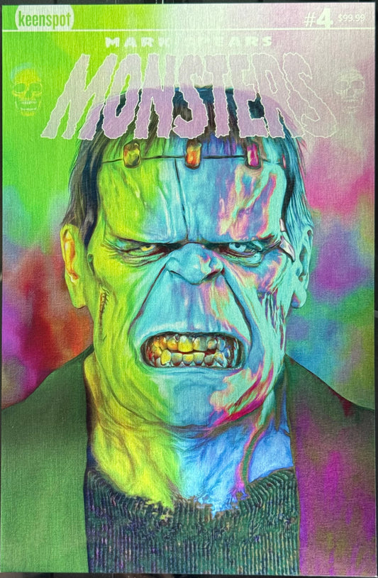 Mark Spears Monsters #4 (First Printing, Metal Frankenstein Cover G, NM/NM+)
