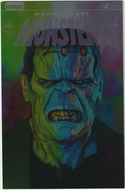 Mark Spears Monsters #4 (First Printing, Metal Frankenstein Cover G, NM/NM+)