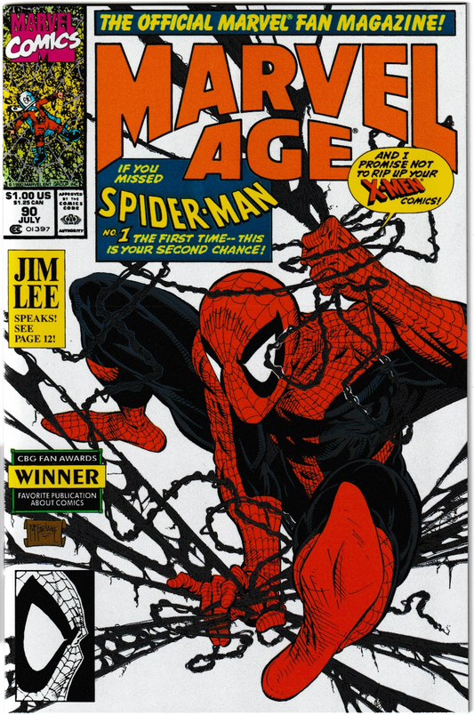 Marvel Age #90 – Mexican Foil Reprint (Marvel Comics, El Quinto Mundo Collaboration, 2025) (NM/NM+)