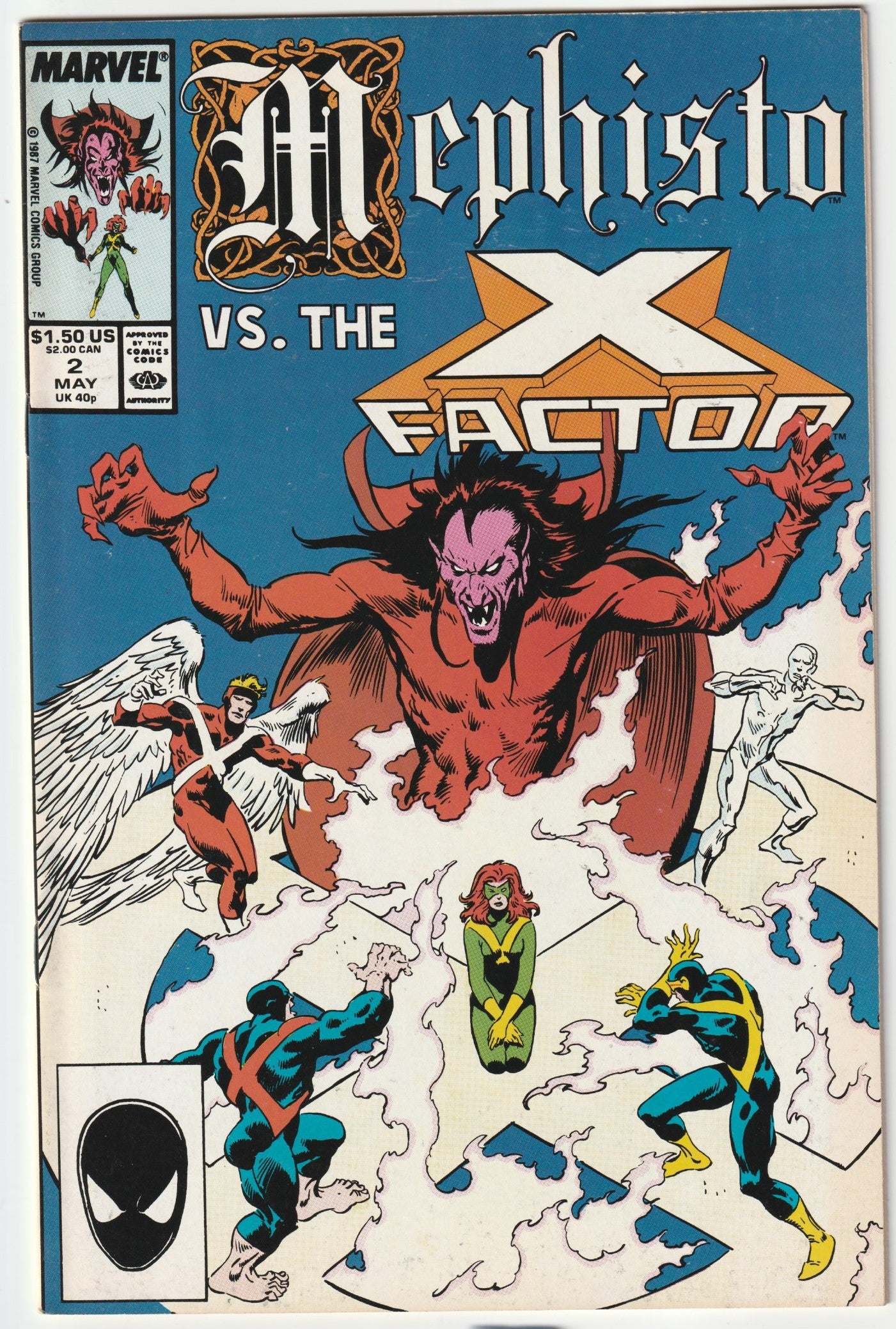 Mephisto Vs. X-Factor #2 (1987, Marvel Comics)